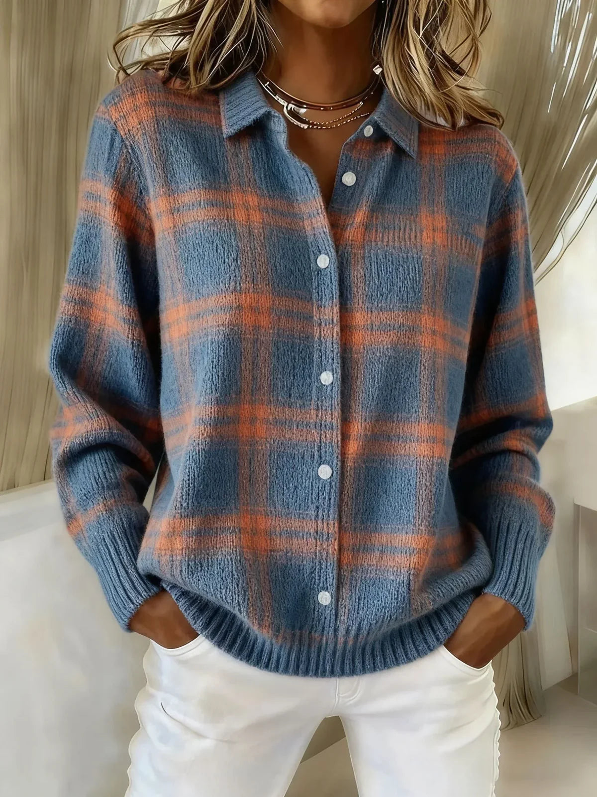 Grace | Plaid Cardigan