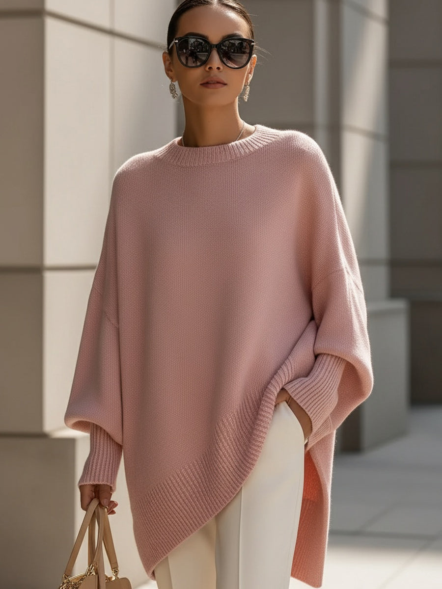 Brenda | Women's Oversized Knit Sweater – Relaxed Autumn and Winter Layer
