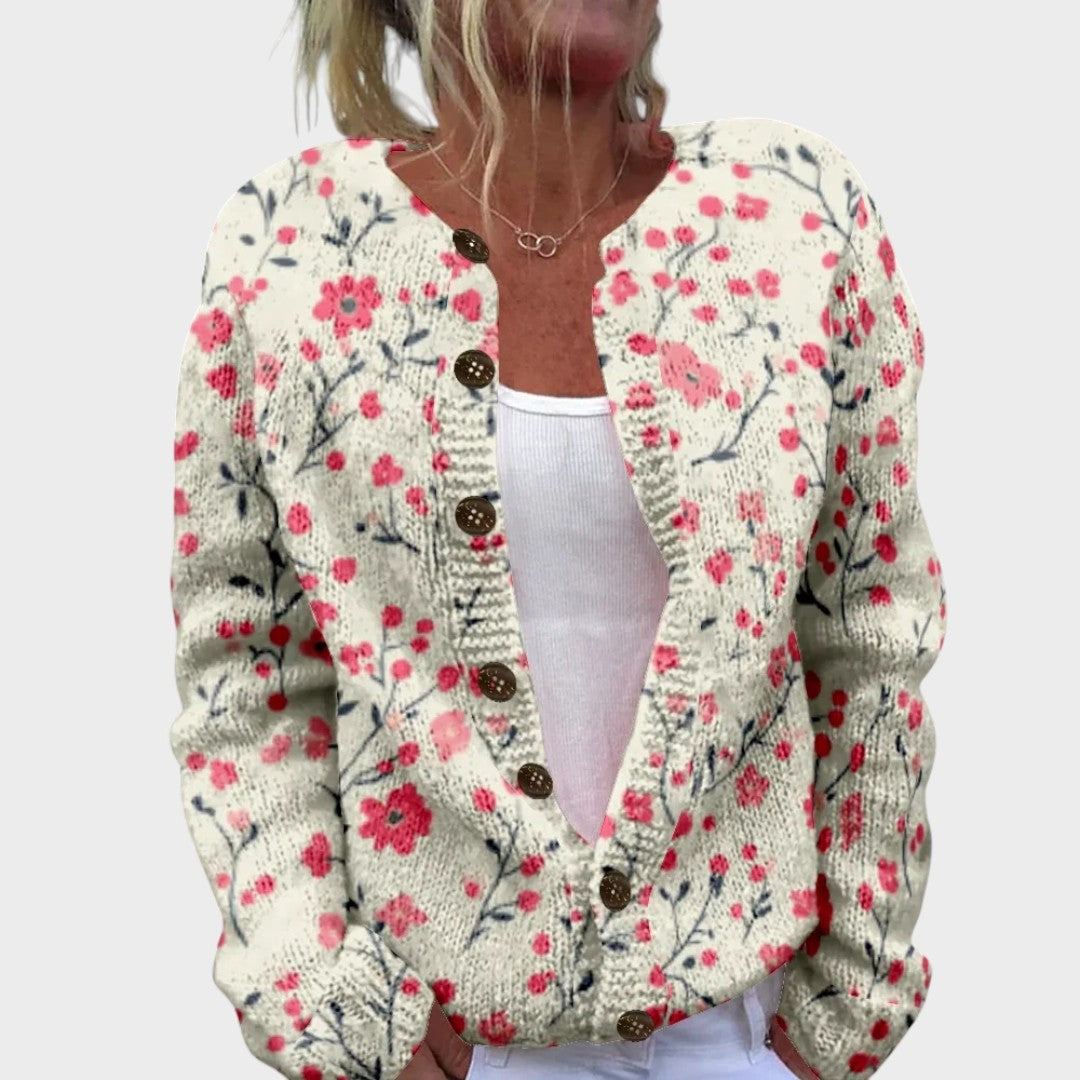 Abigail | Women's Floral Autumn Cardigan