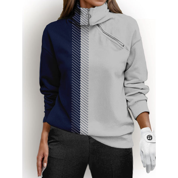 Eva | Classic sweater – Performance Zip Golf Sweatshirt
