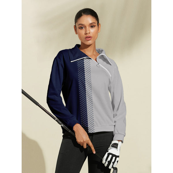 Eva | Classic sweater – Performance Zip Golf Sweatshirt