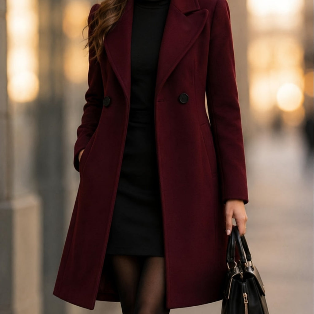 Vivienne | Tailored Double-Breasted Coat