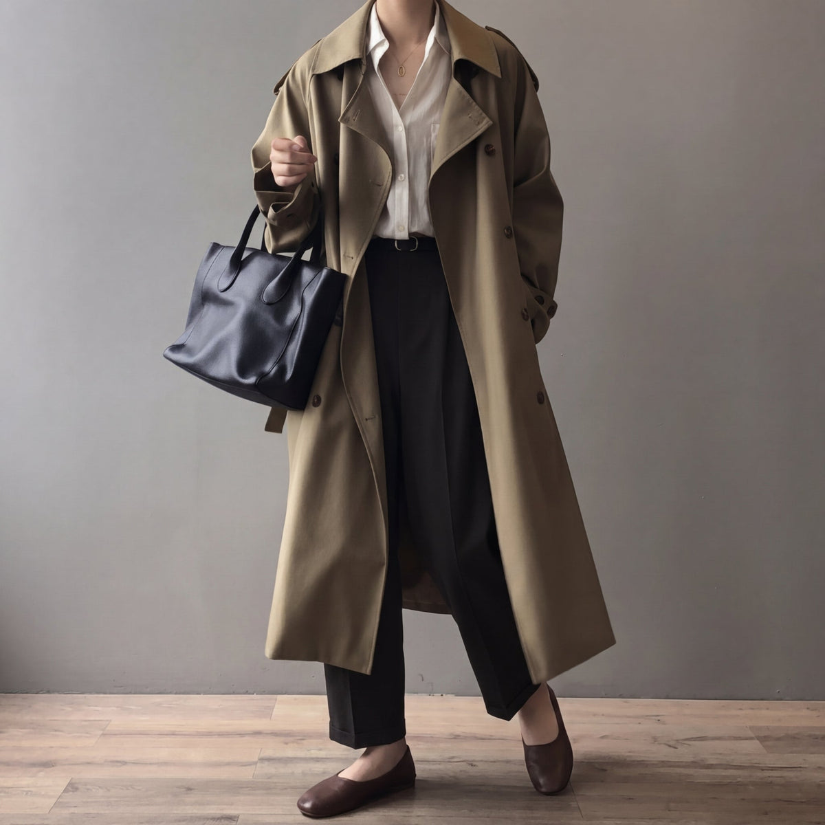 Opal | Gabardine Trench