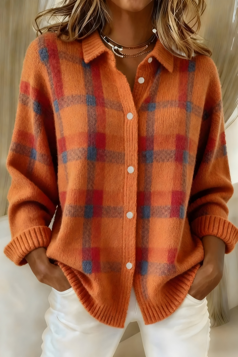 Grace | Plaid Cardigan