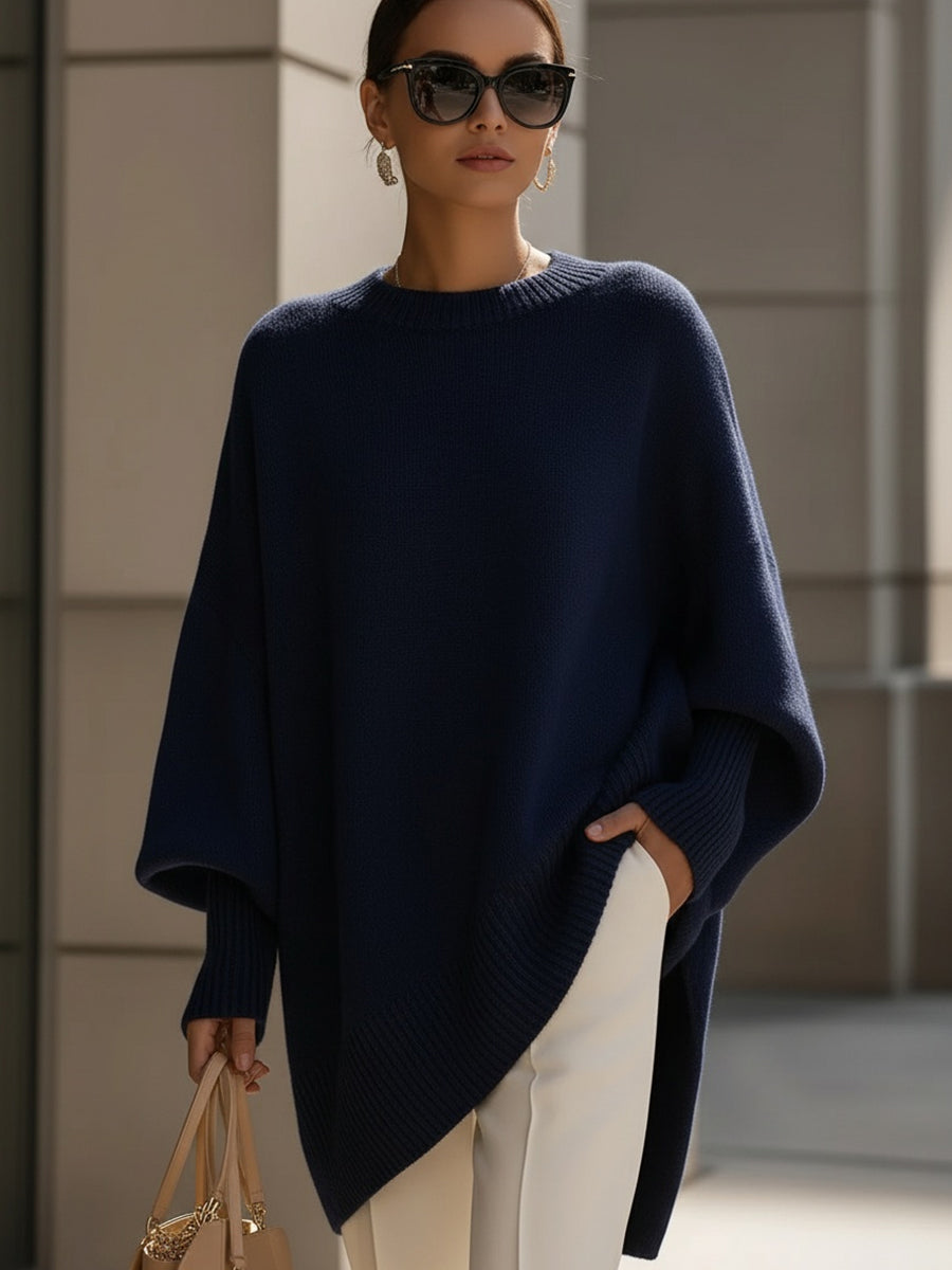 Brenda | Women's Oversized Knit Sweater – Relaxed Autumn and Winter Layer