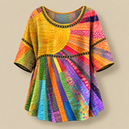 Autumn | Quilted Sunburst Tunic