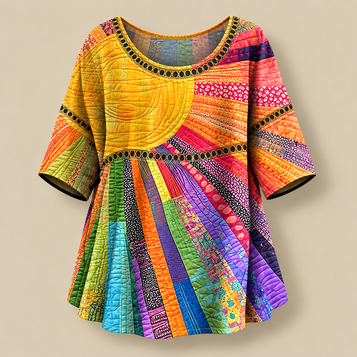 Autumn | Quilted Sunburst Tunic