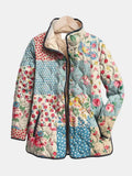 Eleanor | Charming Floral Quilted Jacket for Women