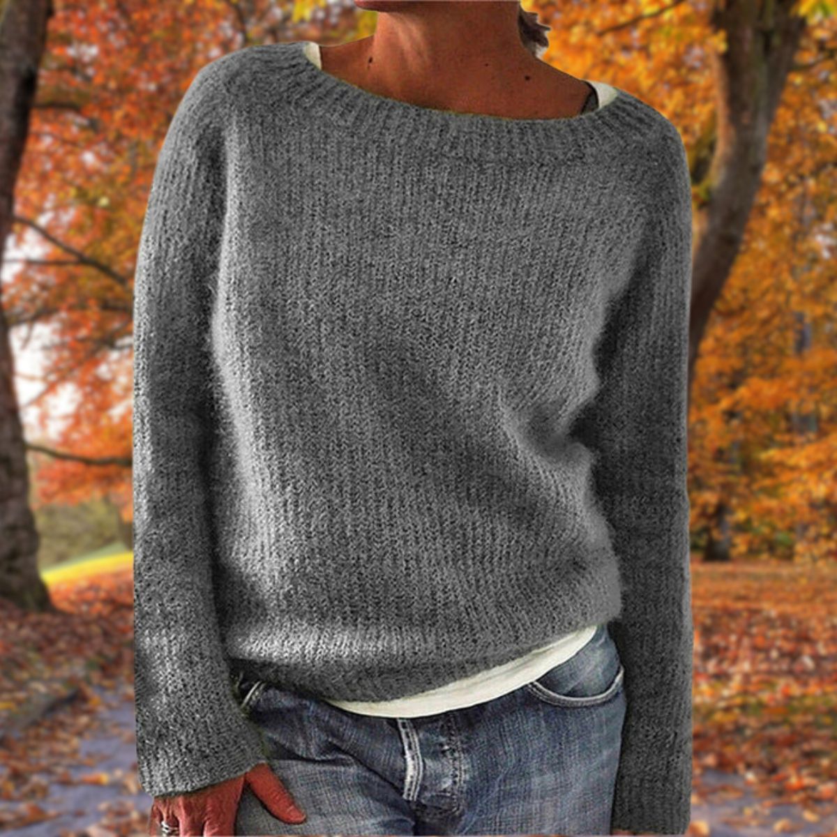 Josephine | Women's Classic Merino Wool Sweater Elegant Timeless Warm Knitwear for Autumn and Winter Comfort