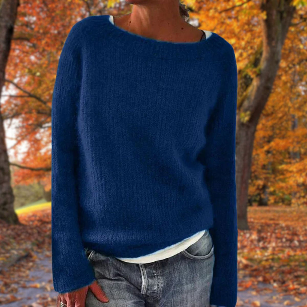 Josephine | Women's Classic Merino Wool Sweater Elegant Timeless Warm Knitwear for Autumn and Winter Comfort