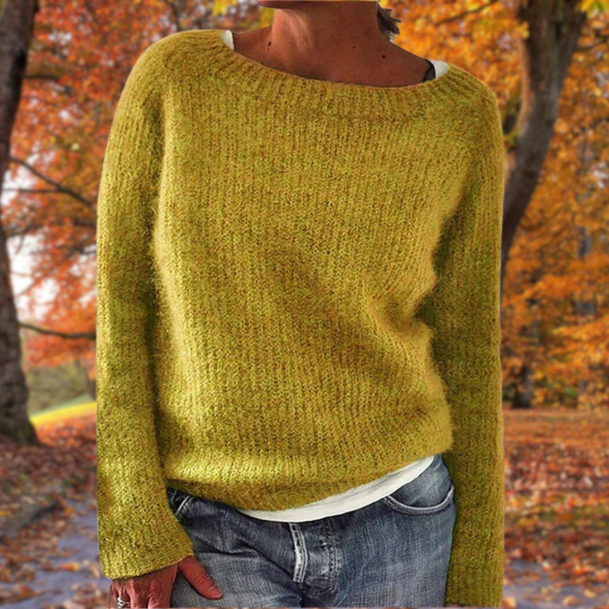 Josephine | Women's Classic Merino Wool Sweater Elegant Timeless Warm Knitwear for Autumn and Winter Comfort