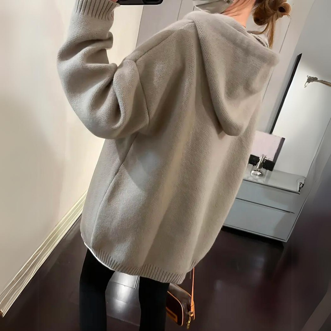 Esther | Women's Warm Cosy Hoodie – Soft Comfortable Relaxed Casual Everyday Stylish Hooded Sweatshir