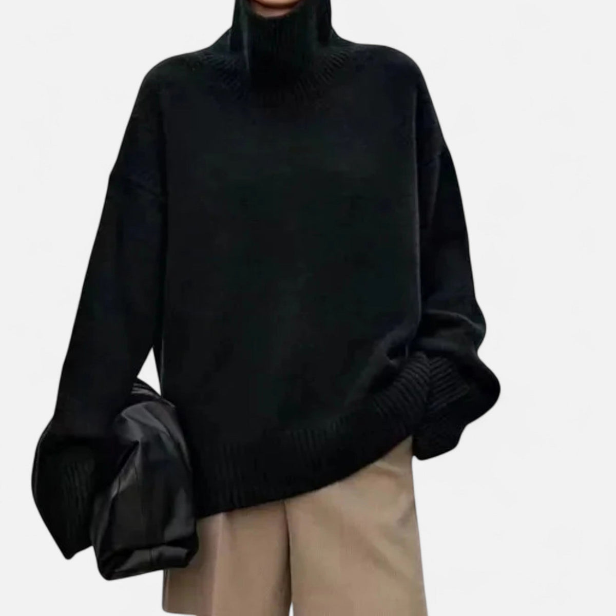 Monica | Women's Wool Sweater – Timeless Turtleneck Elegance