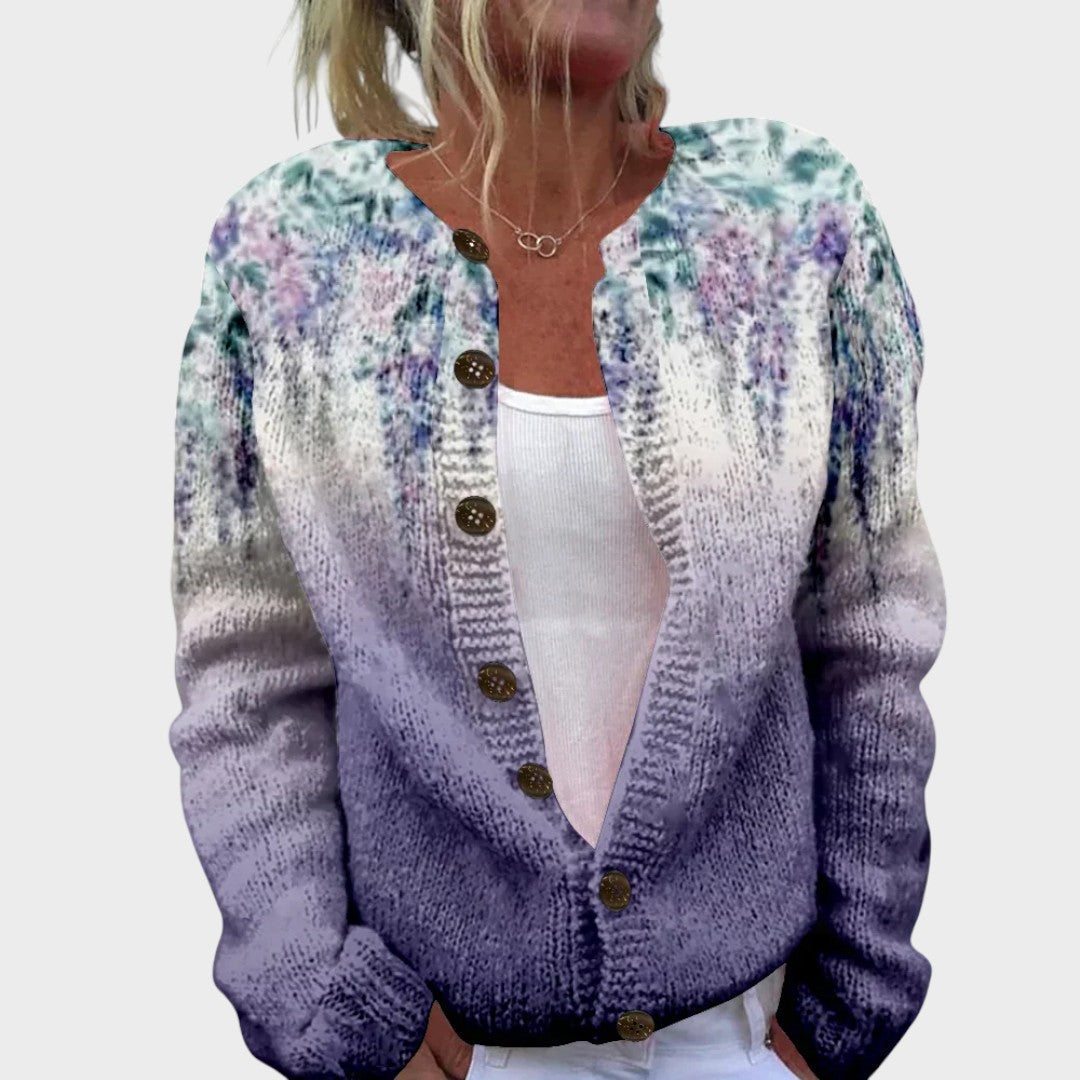 Mia | Women's Floral Autumn Cardigan