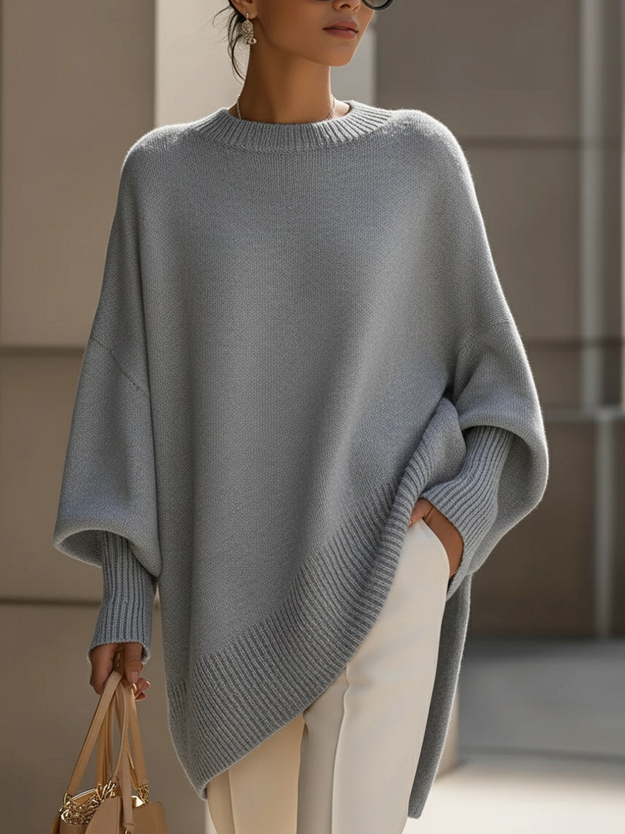 Brenda | Women's Oversized Knit Sweater – Relaxed Autumn and Winter Layer
