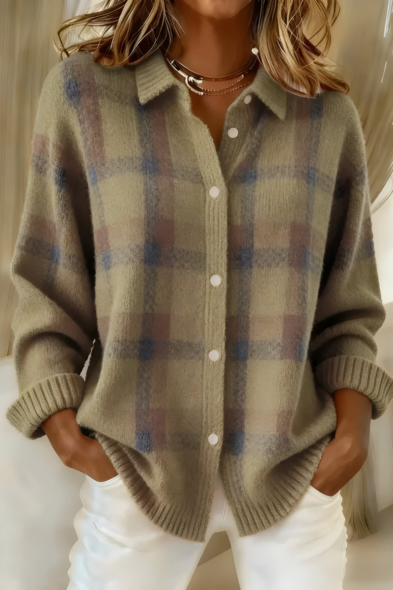 Grace | Plaid Cardigan