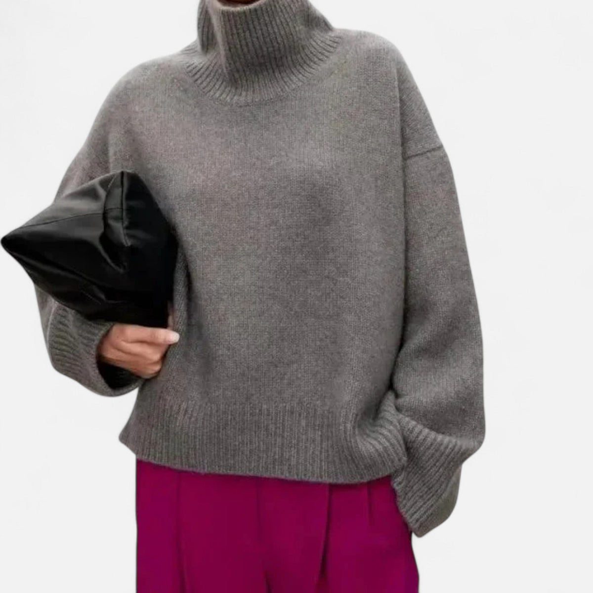 Monica | Women's Wool Sweater – Timeless Turtleneck Elegance