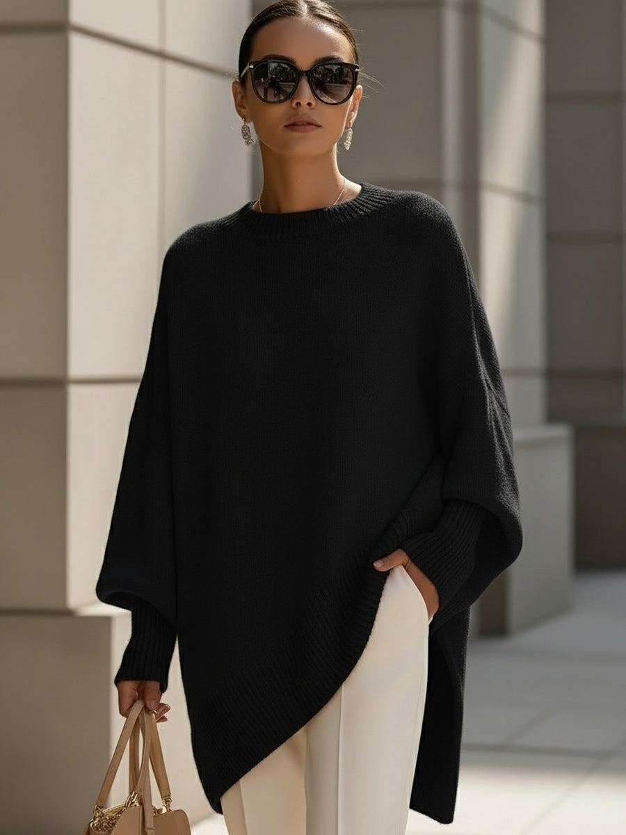 Brenda | Women's Oversized Knit Sweater – Relaxed Autumn and Winter Layer