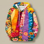Kristen | Allison Quilted Floral Hoodie