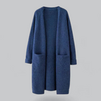 Harper | Women's Open-Front Knit Cardigan – Warm Longline Layer for Autumn and Winter Everyday Wear