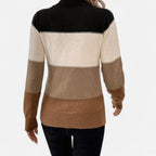 Meredith | Women's Striped Knit Crew Neck Sweater