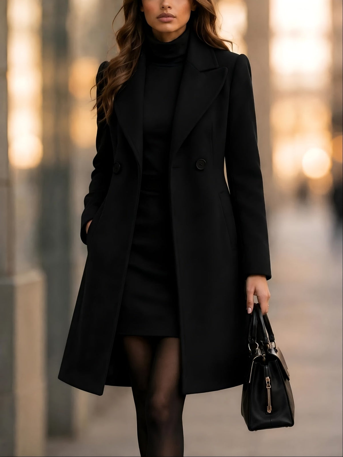 Vivienne | Tailored Double-Breasted Coat