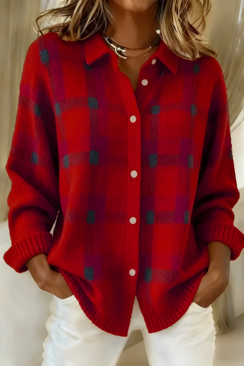 Grace | Plaid Cardigan