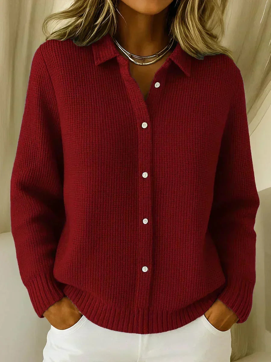 Bonnie | Textured Button-Up Cardigan