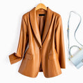 Jessica | Leather Blazer