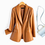 Jessica | Leather Blazer