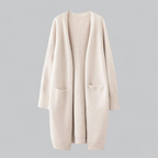 Harper | Women's Open-Front Knit Cardigan – Warm Longline Layer for Autumn and Winter Everyday Wear