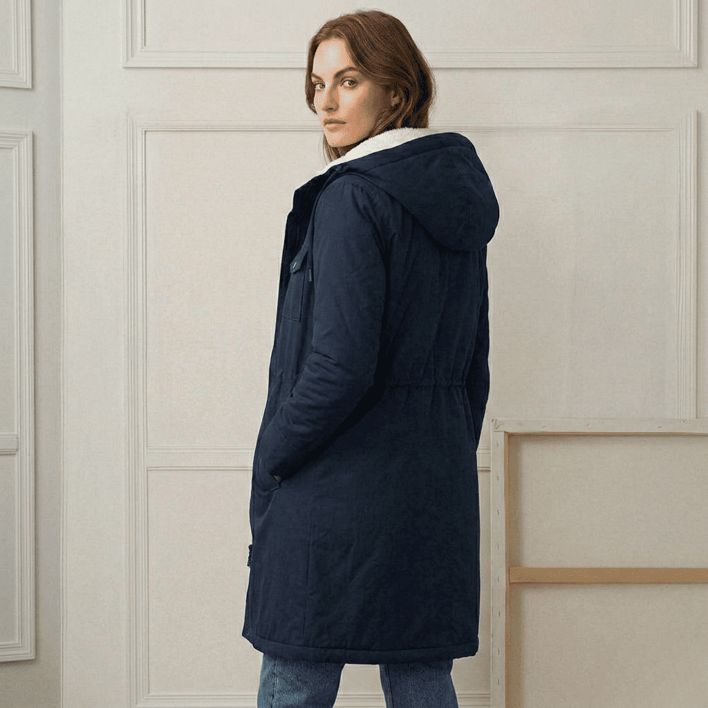 Marilyn | Cozy Hooded Weatherproof Coat
