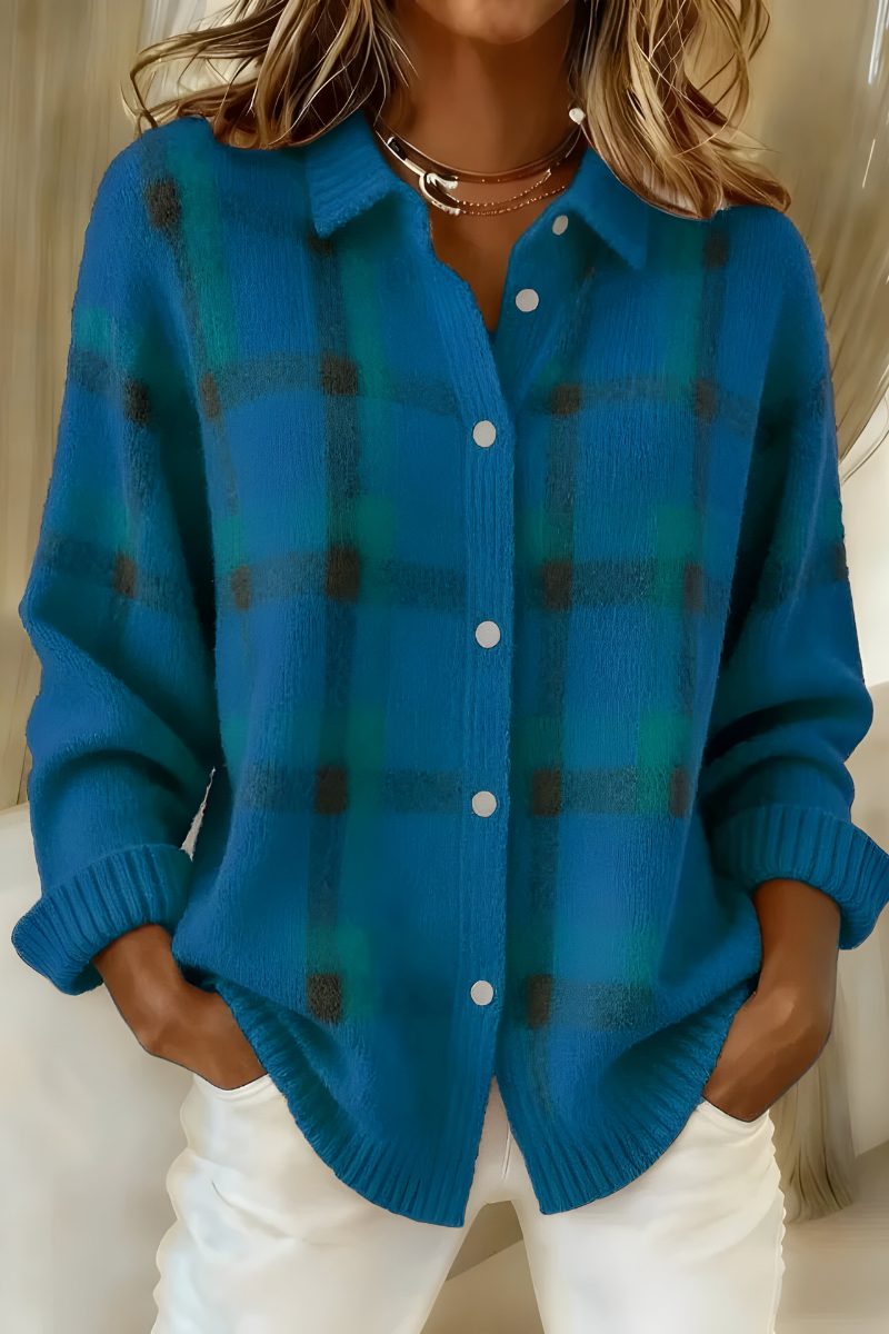 Grace | Plaid Cardigan