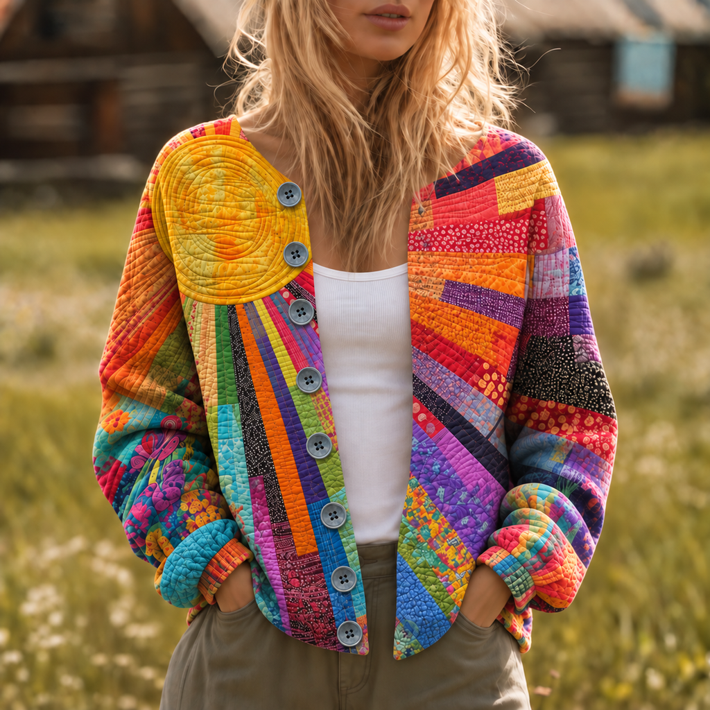 Evelyn | Alyssa Quilted Cardigan