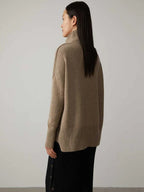 Jennifer | Women's Cashmere Blend Roll-Neck Jumper – Soft Knit for Autumn and Winter