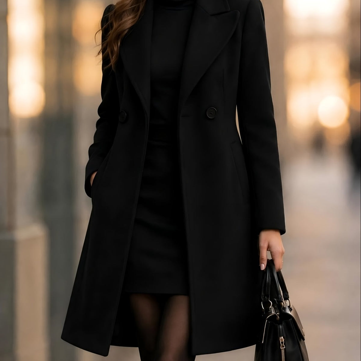 Vivienne | Tailored Double-Breasted Coat