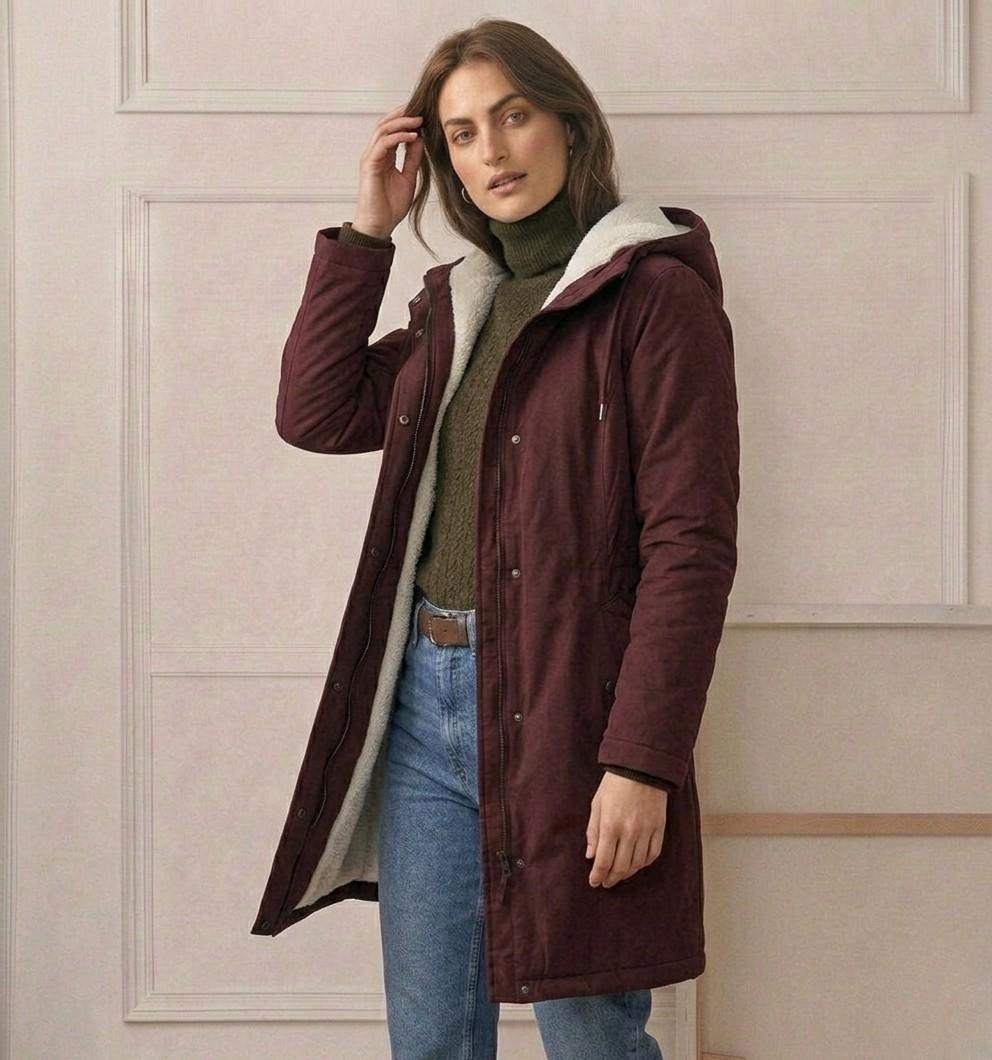 Gwen | Cozy Hooded Weatherproof Coat