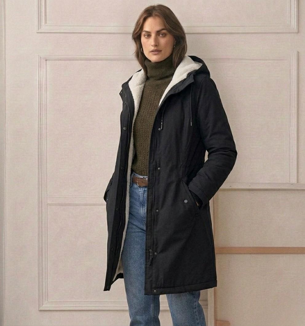 Gwen | Cozy Hooded Weatherproof Coat