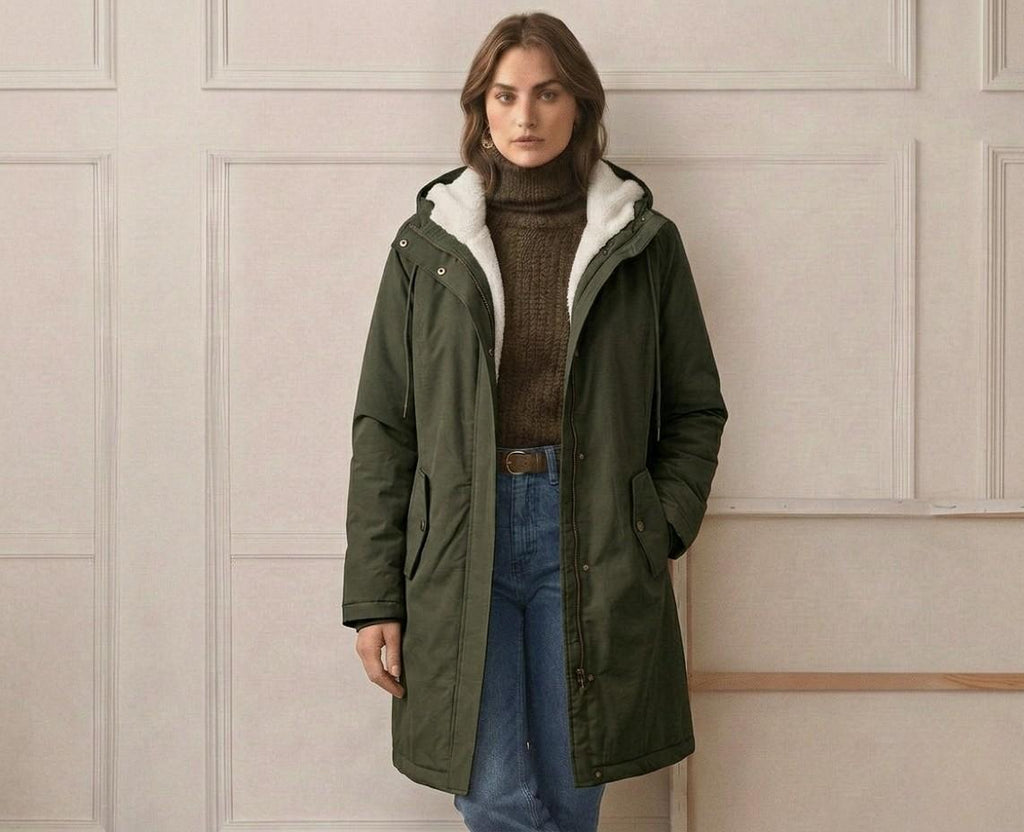 Celeste | Cozy Hooded Weatherproof Coat