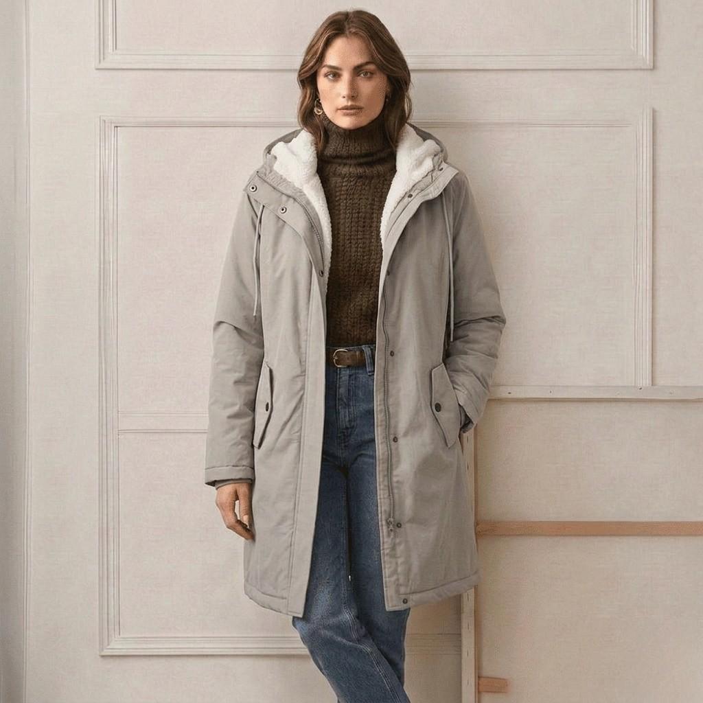 Gwen | Cozy Hooded Weatherproof Coat