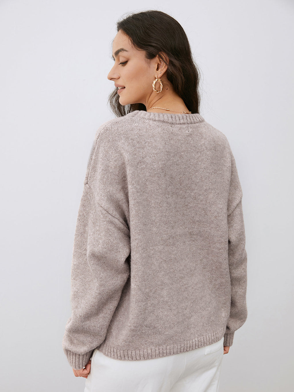 Melanie | Women's Lightweight Sweater – Soft Relaxed Layer for Everyday Wear