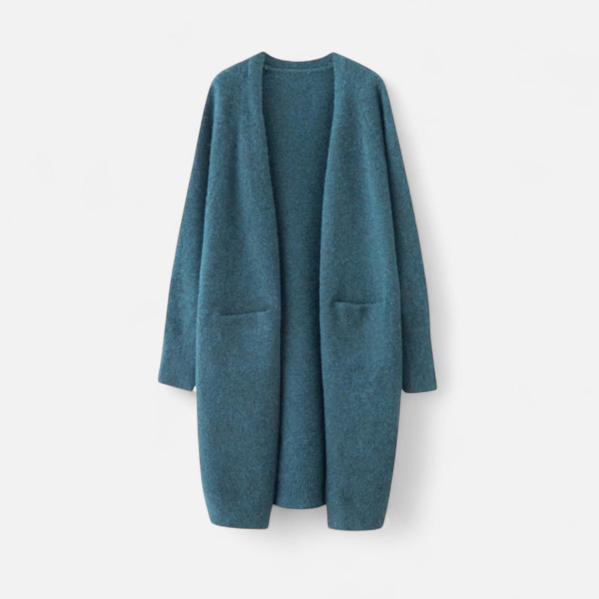 Kelly | Women's Open-Front Cardigan – Timeless Long Silhouette