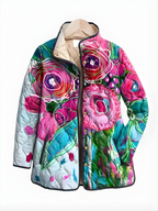 Cora | Elegant Floral Pattern Jacket