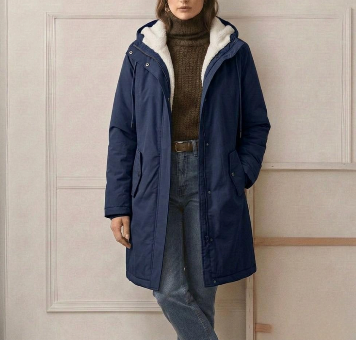 Celeste | Cozy Hooded Weatherproof Coat