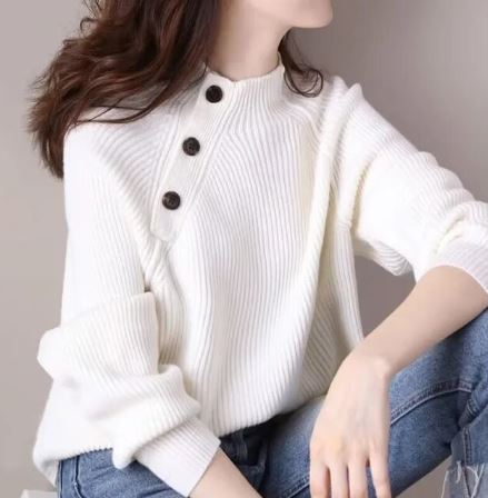 Opal | Women's Vintage Knit Sweater for Autumn and Winter Warm Stylish Everyday Jumper