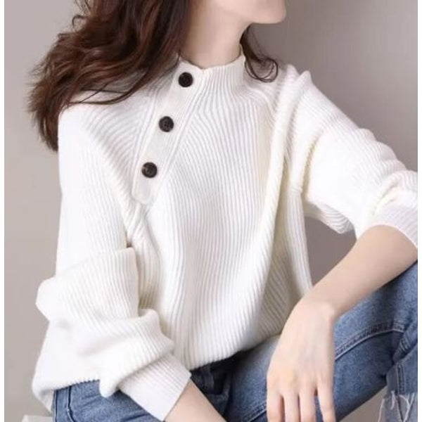 Opal | Women's Vintage Knit Sweater for Autumn and Winter Warm Stylish Everyday Jumper