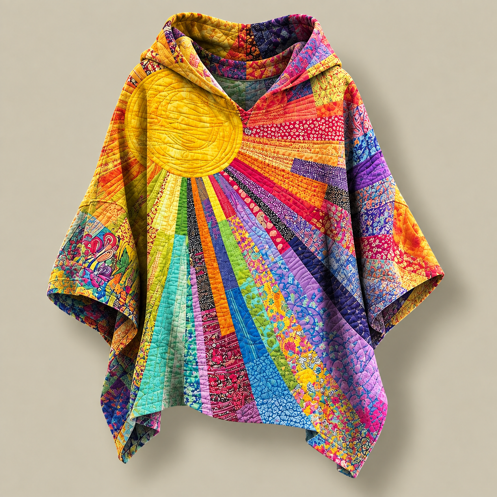 Amber | Quilted Poncho