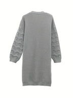 Imogen | Women's Long Open-Front Cardigan – Lightweight Textured Knit for Travel and Transitional Layering