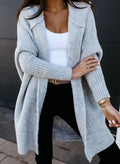 Abigail | Women's Open-Front Shawl Cardigan – Relaxed Longline Knit for Office and Evening Layering