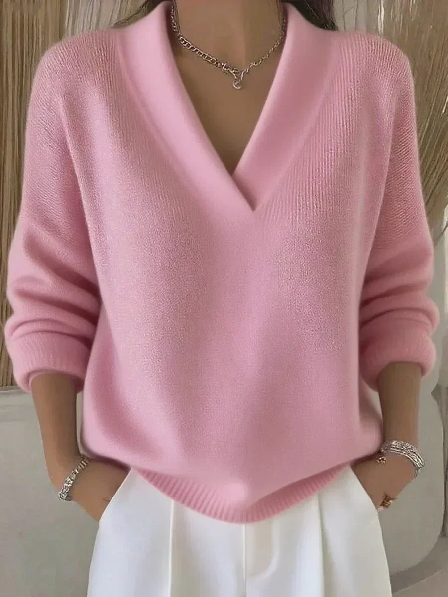 Chloe | Relaxed V-Neck Sweater